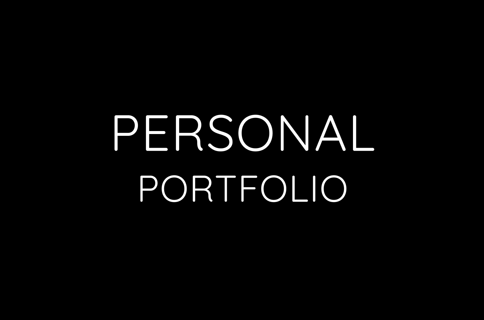 Personal portfolio project