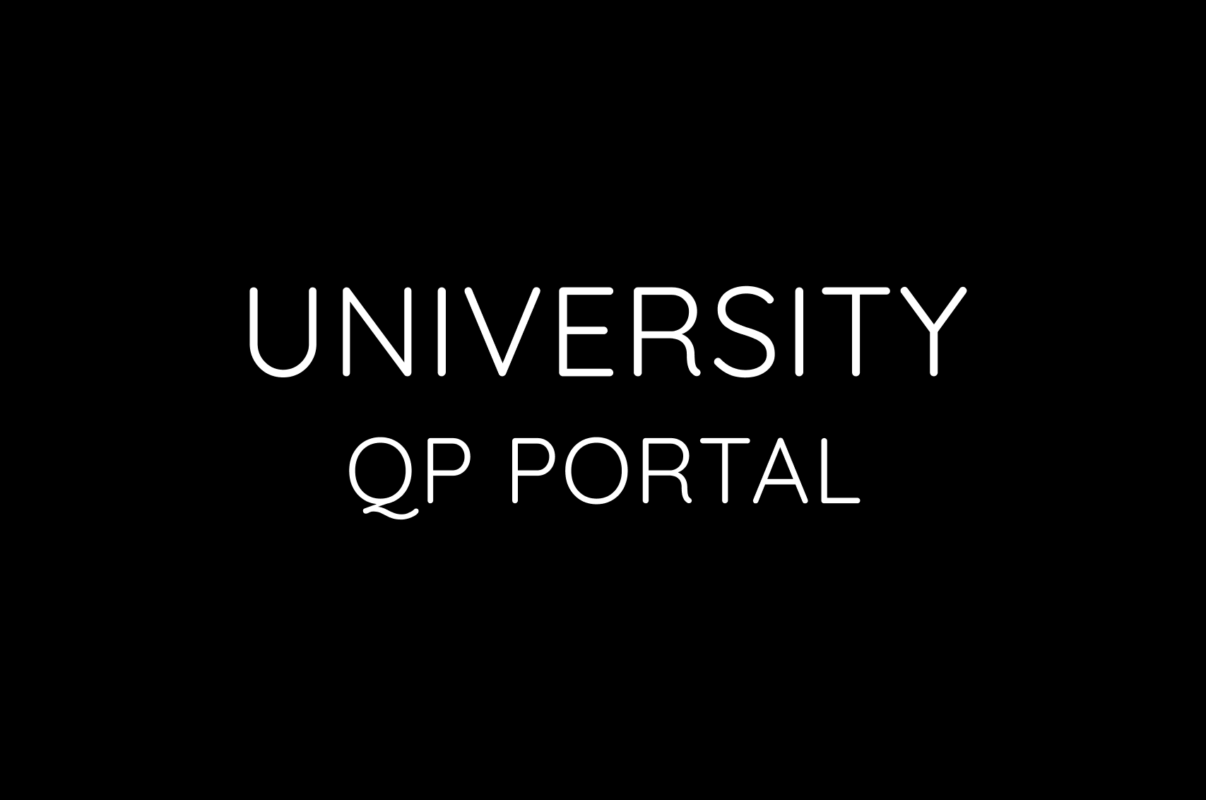 University QP project